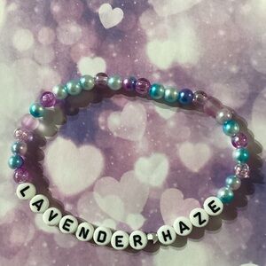 Taylor Swift-Inspired “LAVENDER HAZE” Bracelet